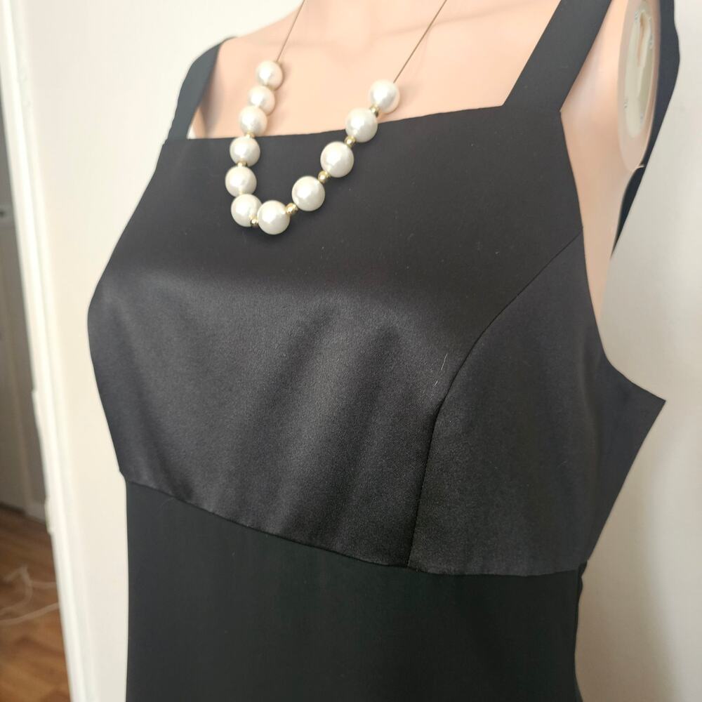 Adrianna Papell Occasions Black Maxi Dress – Elegant Formal Evening Gown Size 10 - Picture 4 of 7